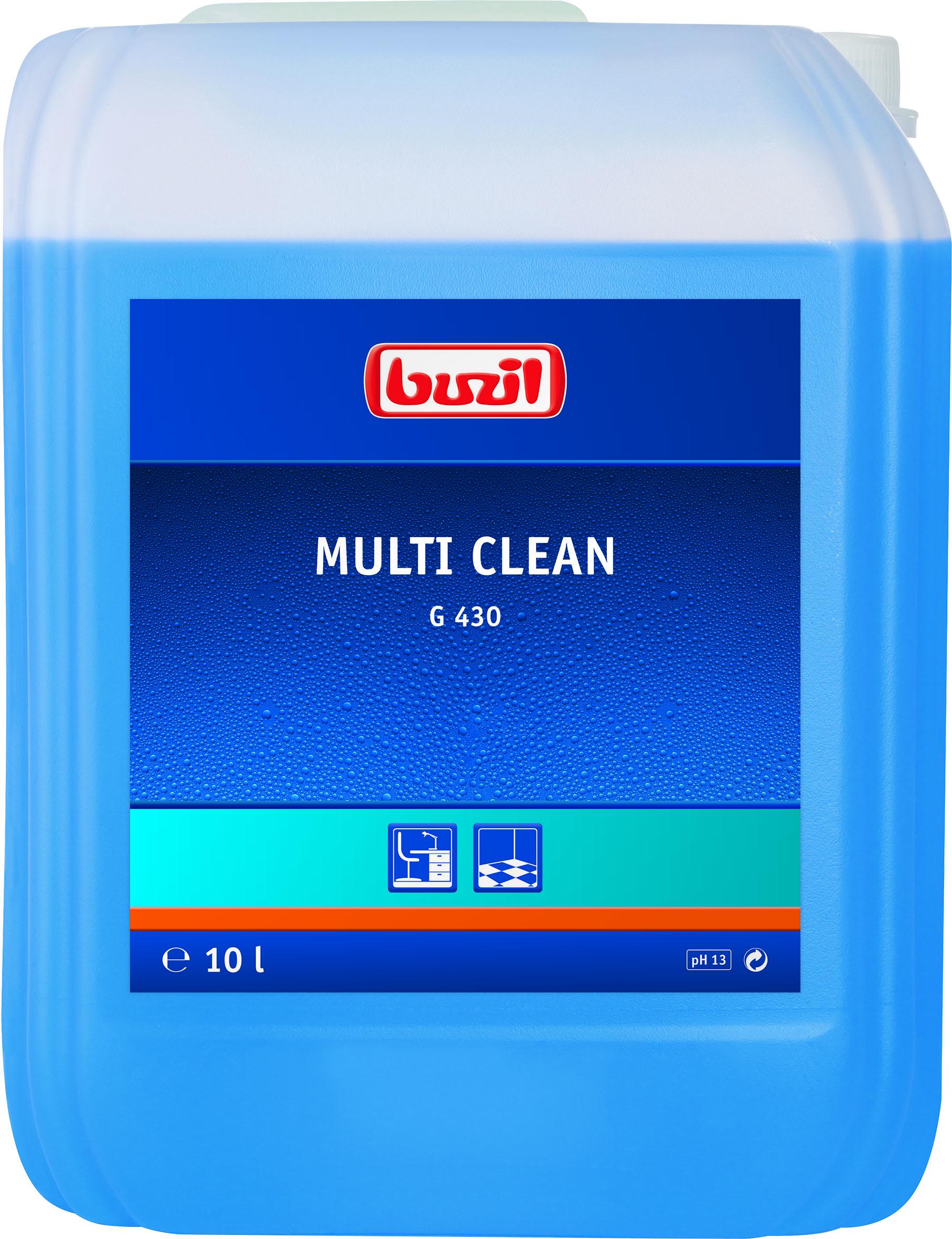 Універсальний миючий засіб Buzil Multi-Clean G430 10 л лужний (351252)