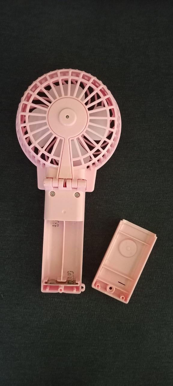 Вентилятор ручной TOYS на батарейках Розовый (2AQ2711) - фото 6 Вентилятор ручной TOYS на батарейках Розовый (2AQ2711) - фото 6