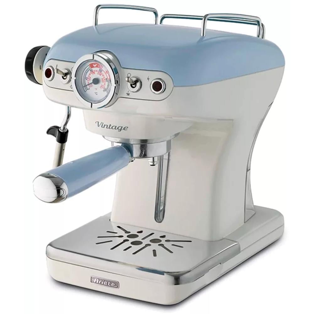 Кавоварка ріжкова Ariete 1337 BL 900 Вт 15 бар White/Light Blue (00M138915AR0)