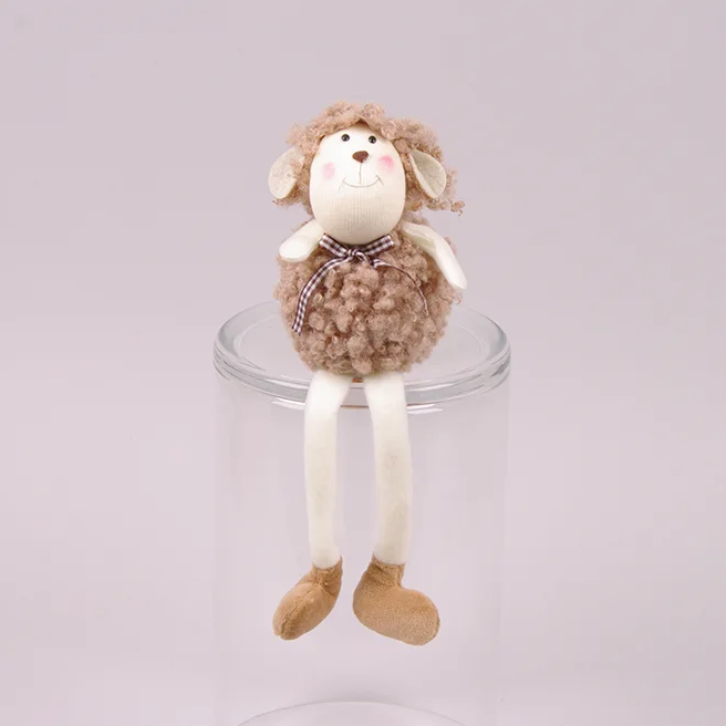 Декоративная игрушка Flora Барашек 28 см 6 шт. (44193) Декоративная игрушка Flora Барашек 28 см 6 шт. (44193)