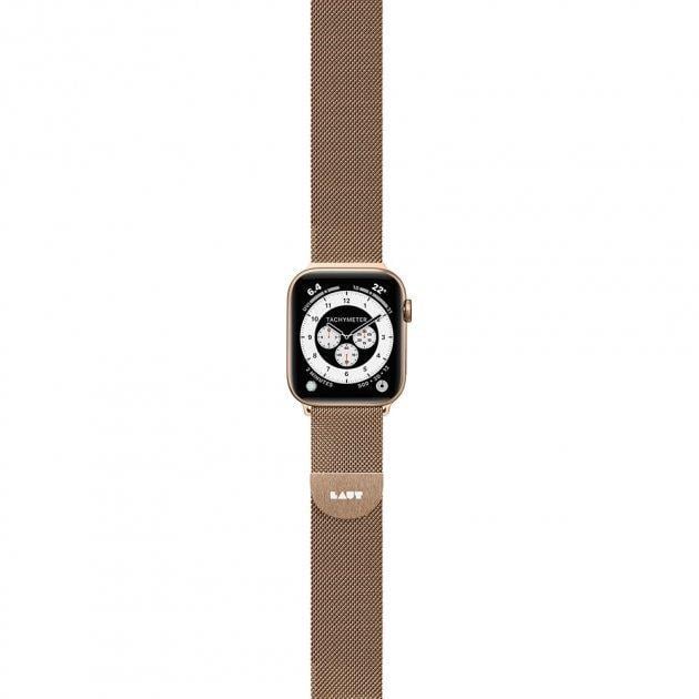 Металический ремешок Laut Steel Loop for Watch 45/44/42, Gold (L_AWL_ST_GD) - фото 4 Металический ремешок Laut Steel Loop for Watch 45/44/42, Gold (L_AWL_ST_GD) - фото 4