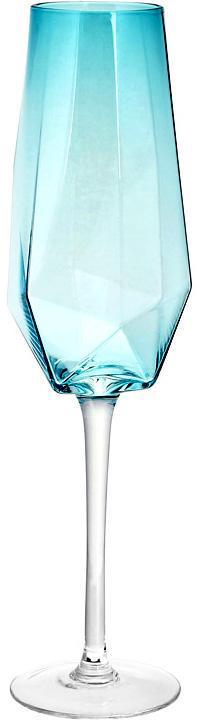 Набор фужеров Monaco для шампанского из стекла 4 шт. 370 мл Голубой лед