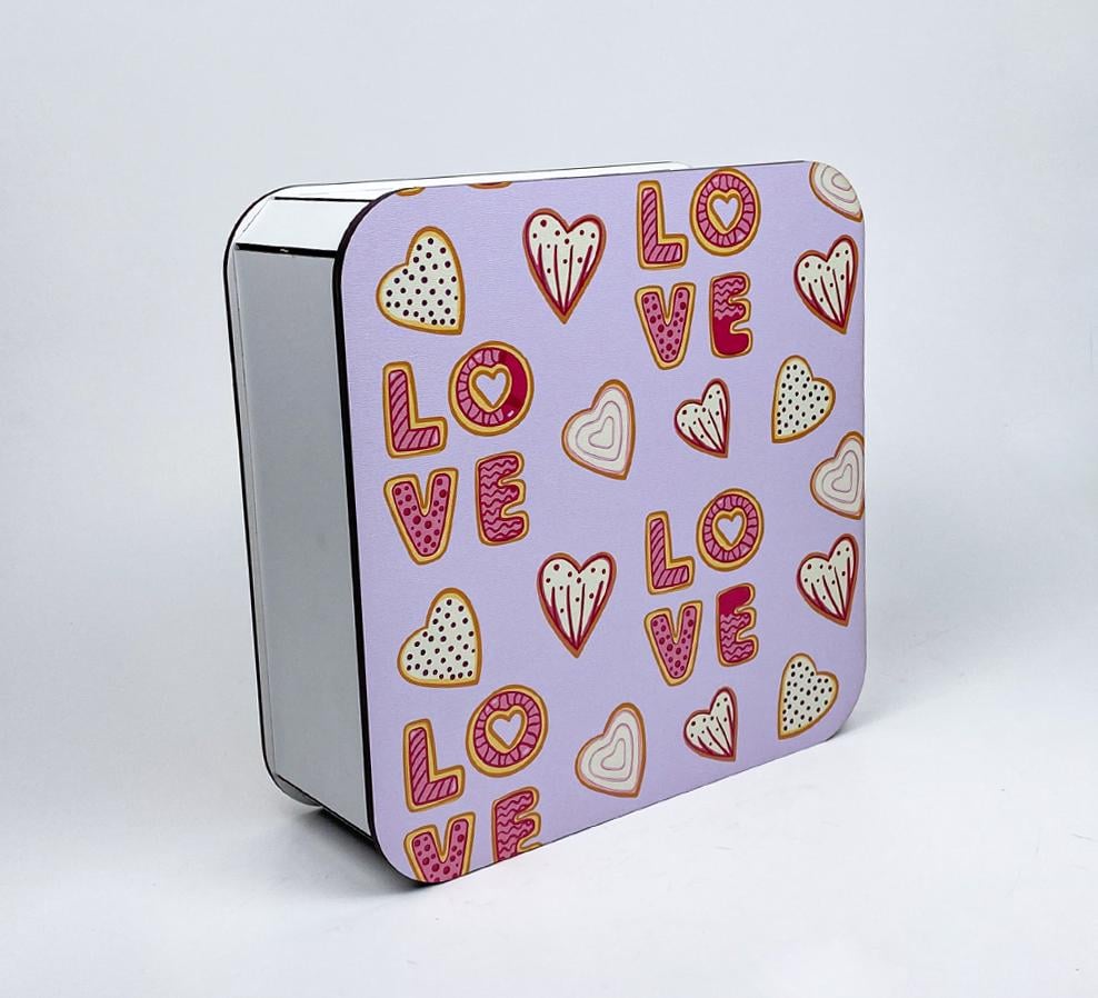 Коробка квадратна "Love" (5983)