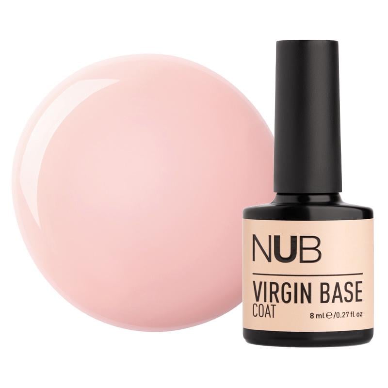 База камуфлююча каучукова для гель-лаку NUB Virgin Base Coat 8 мл 13 Кремово-молочний (90040858)
