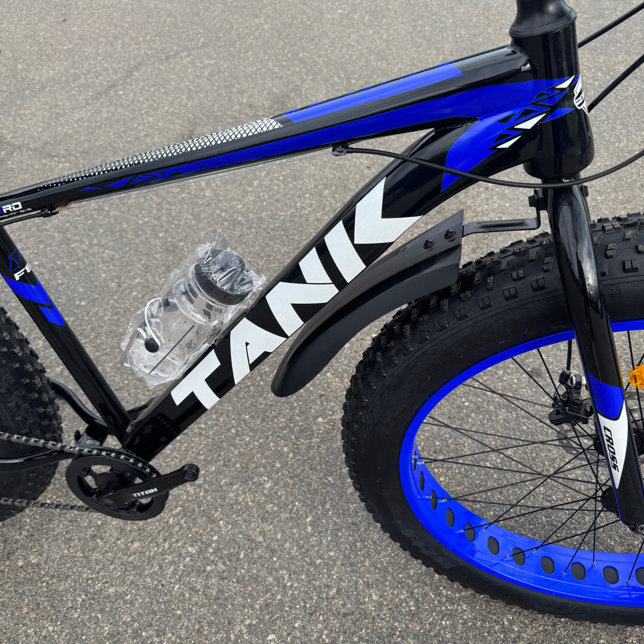 Велосипед внедорожник фетбайк Cross Suv Mbike 26/4,0" Черно-синий (313c513c) - фото 4 Велосипед внедорожник фетбайк Cross Suv Mbike 26/4,0" Черно-синий (313c513c) - фото 4