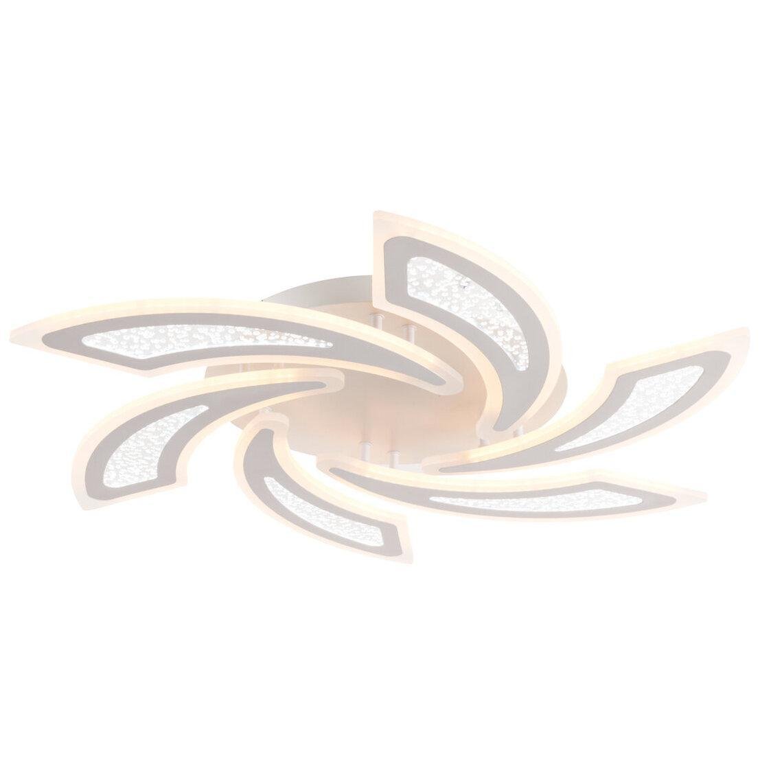 Люстра светодиодная Sirius на шесть плафонов 259W 3000-6500К Белый (8914-6)