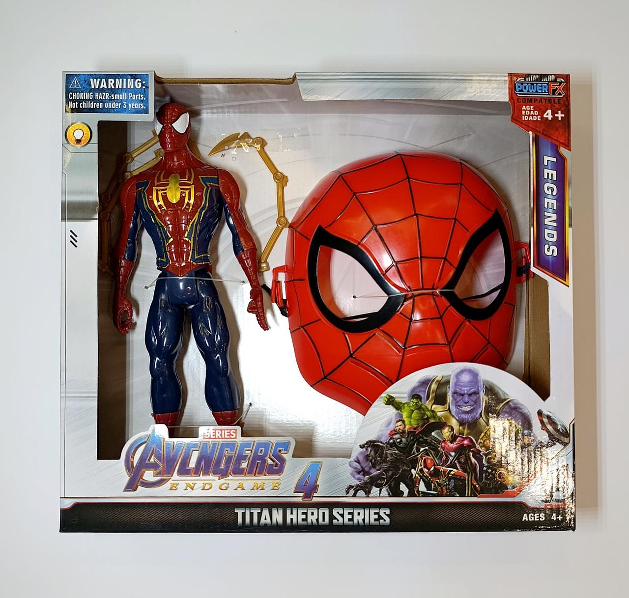 Набор спайдермен маска и фигурка