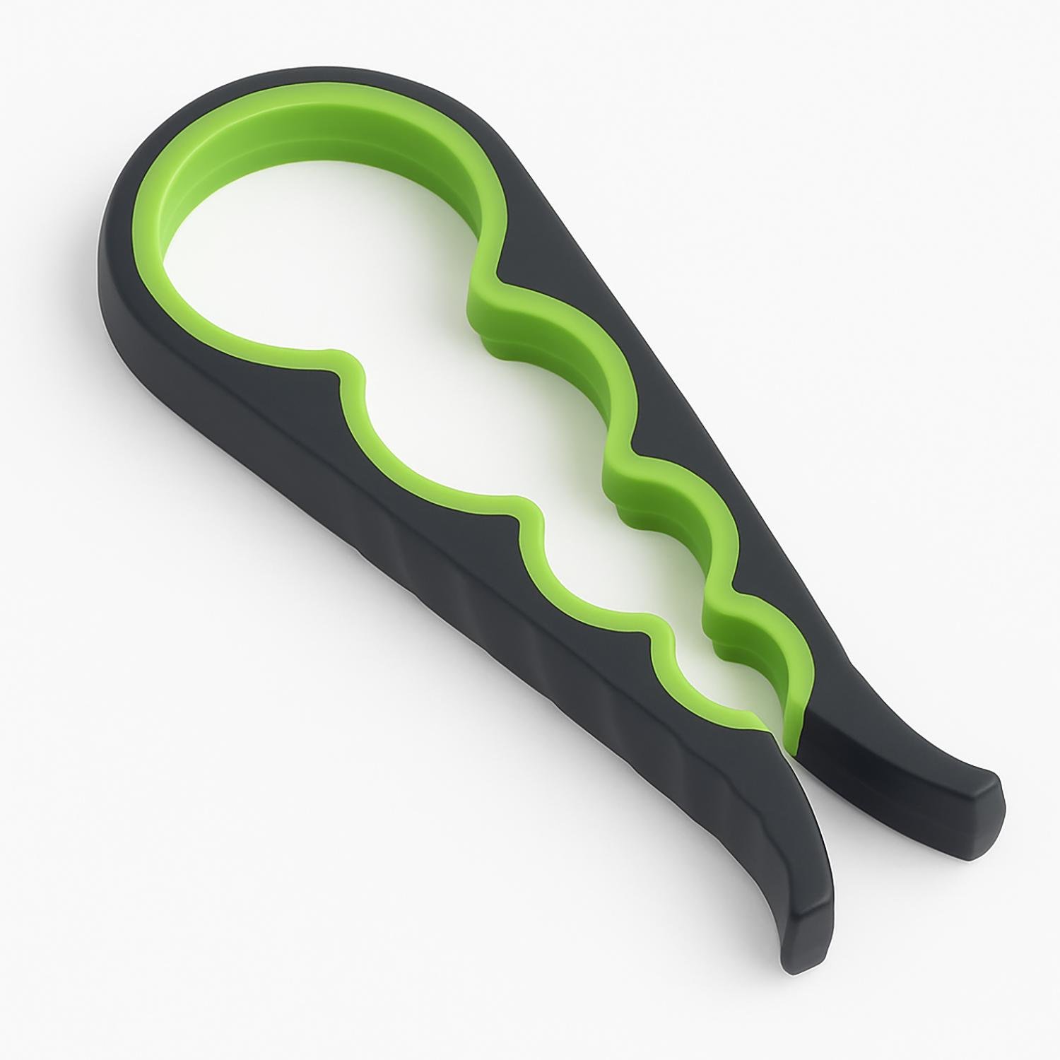 Съемник для открывания и закрывания крышек Твист 38/46/60/86 мм Серый с салатовым (31220212)