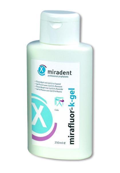 Гель фторидний дитячий Miradent Mirafluor k-gel Кола 250 мл (1865)