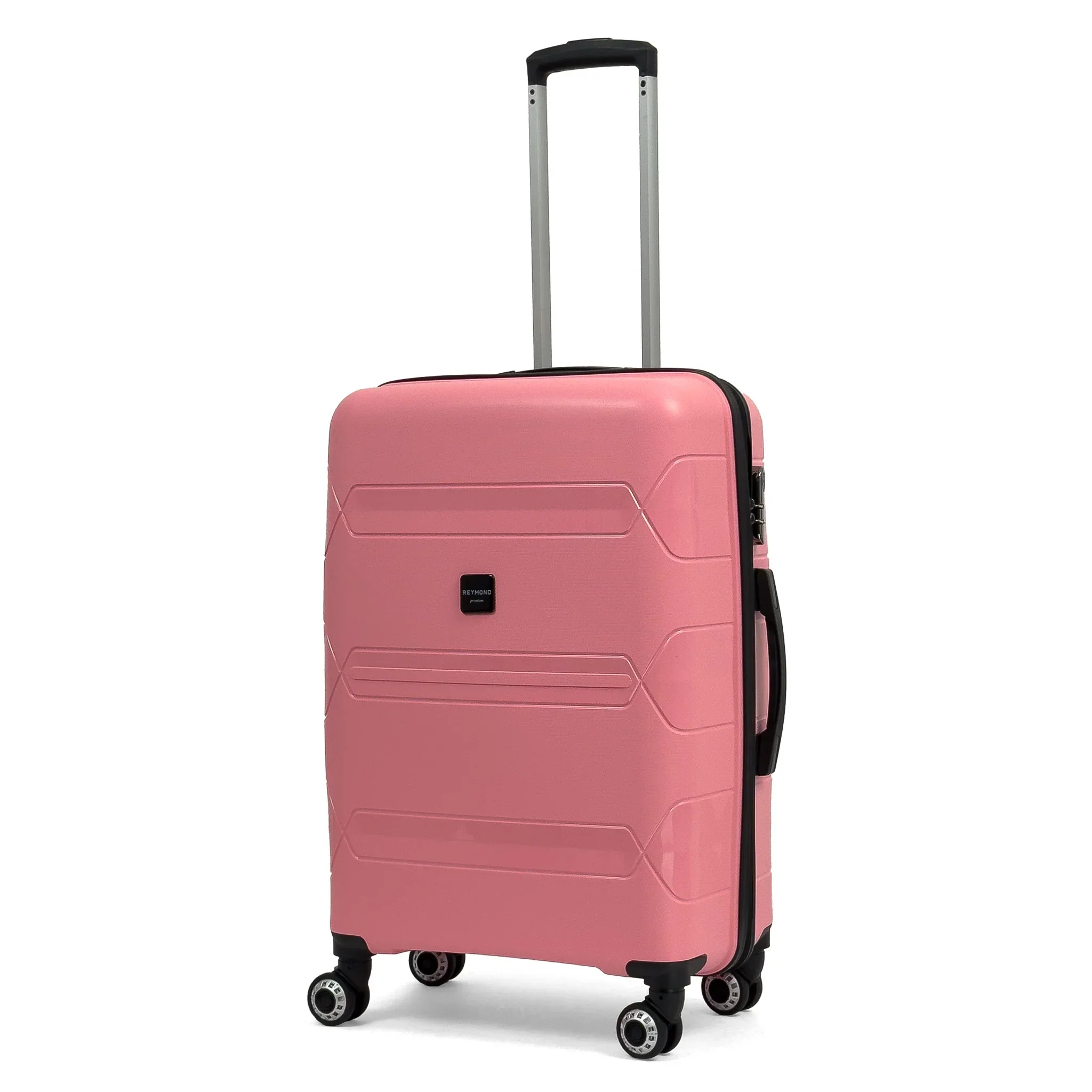 Валіза Reymond PP012-М поліпропілен з розширенням на 4-х подвійних колесах М 70/10 л - фото 1 Валіза Reymond PP012-М поліпропілен з розширенням на 4-х подвійних колесах М 70/10 л - фото 1