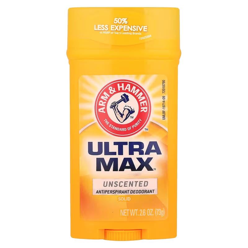Антиперспірант без запаху ArmHammer UltraMax Solid Deodorant Unscented 73 г