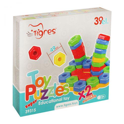 Игрушка развивающая пазлы Super 39 деталей (41005)