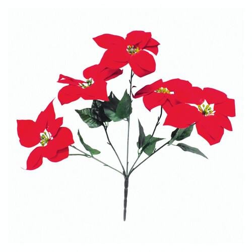 Ветка Рождественник Seta Decor 11-304 Красный Ветка Рождественник Seta Decor 11-304 Красный