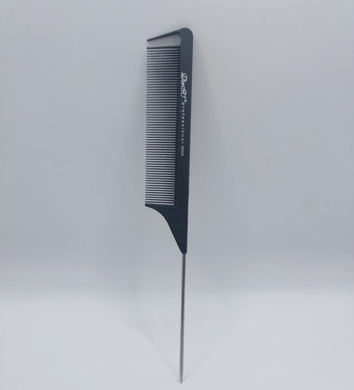 Расческа парикмахерская ДенІС professional с металлическим хвостиком 06926 (1453071806)