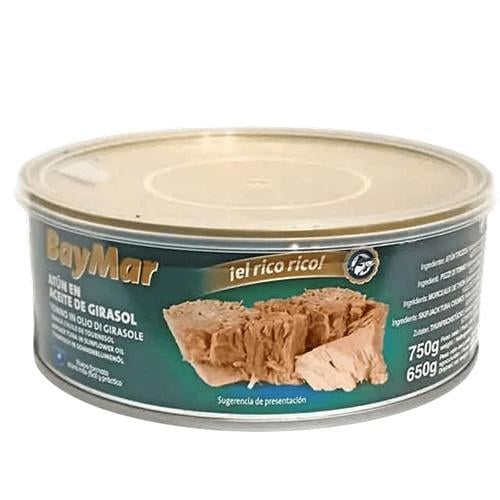 Тунец в подсолнечном масле BayMar 750 г (04201)