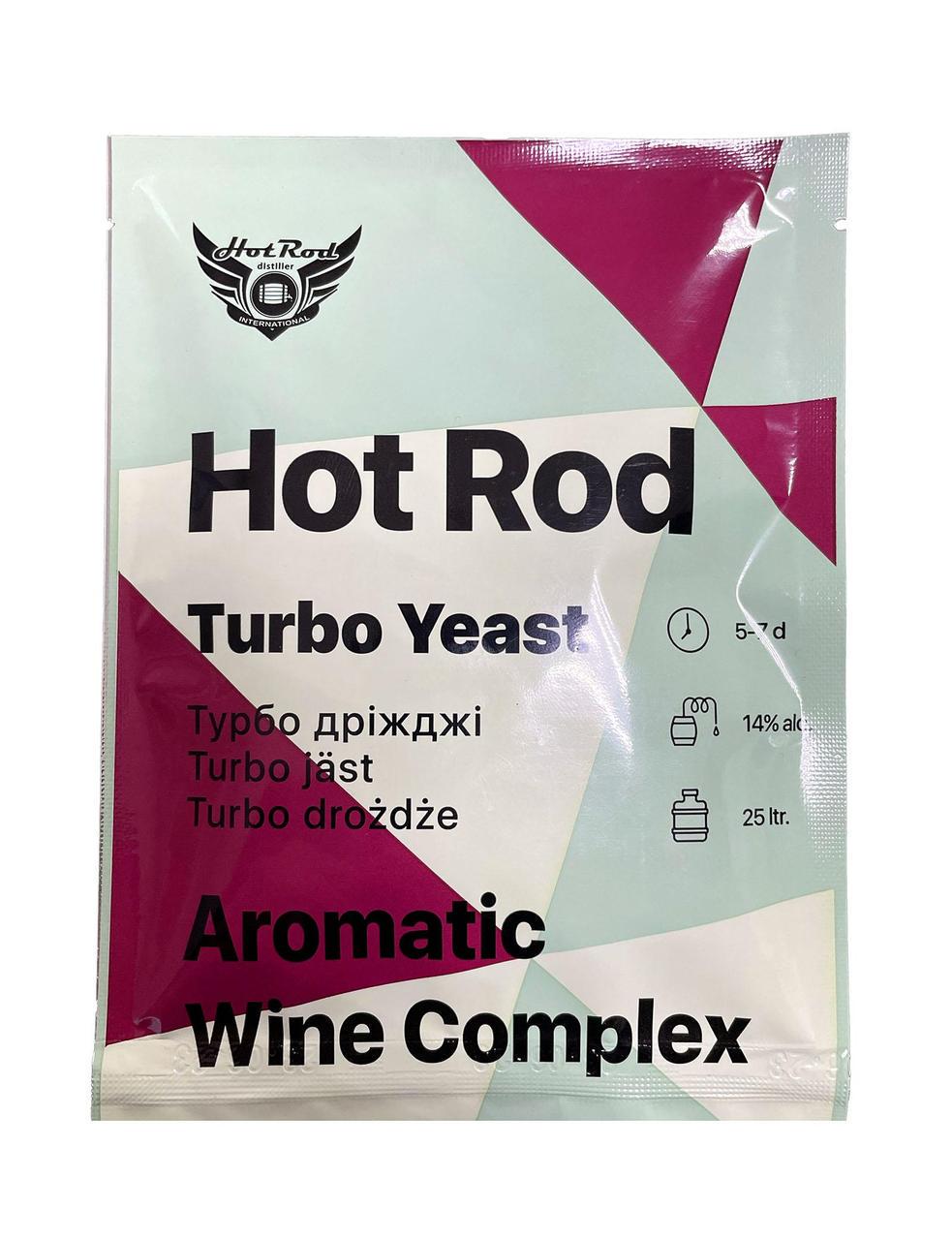 Дрожжи винные Hot Rod Aromatic Wine Complex на 25 л 40 г