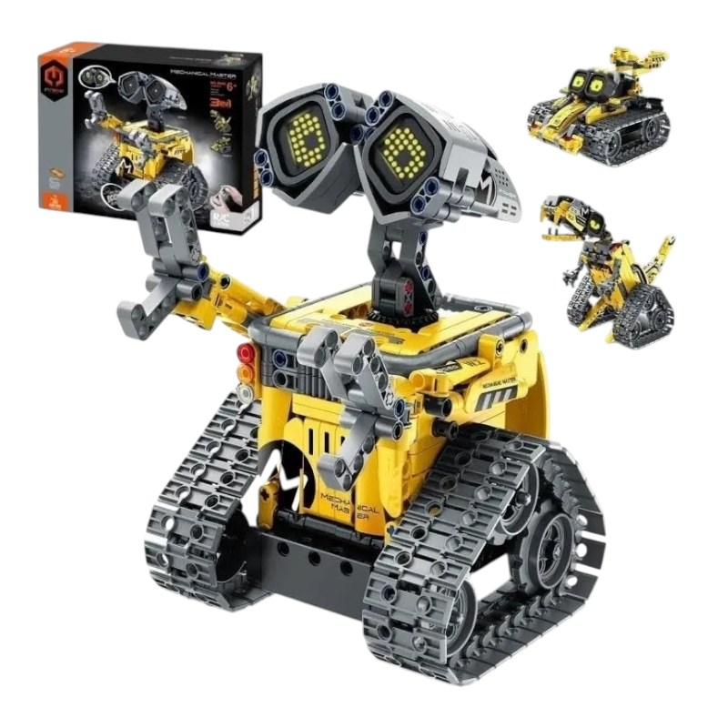 Конструктор STEM Wall-E 3в1 Робот на радиоуправлении 435 дет. Желтый (8060) Конструктор STEM Wall-E 3в1 Робот на радиоуправлении 435 дет. Желтый (8060)