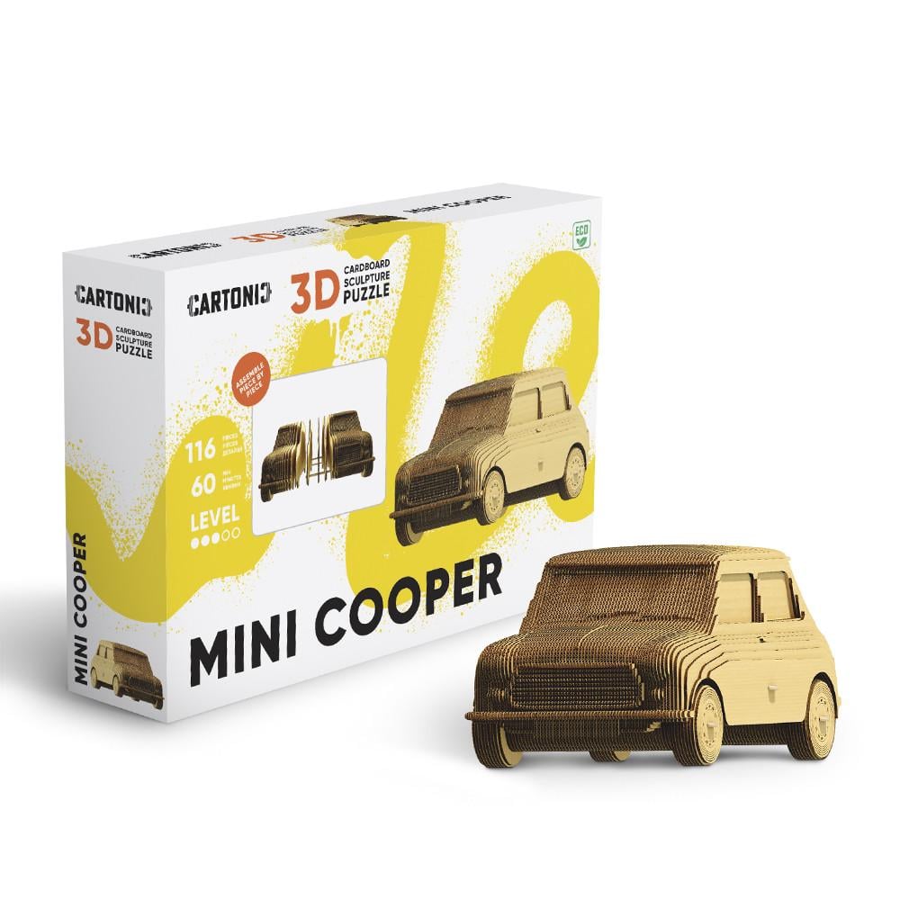 Пазл-конструктор 3D картонный Cartonic 3D Puzzle MINI COOPER Мини Купер (33394496)