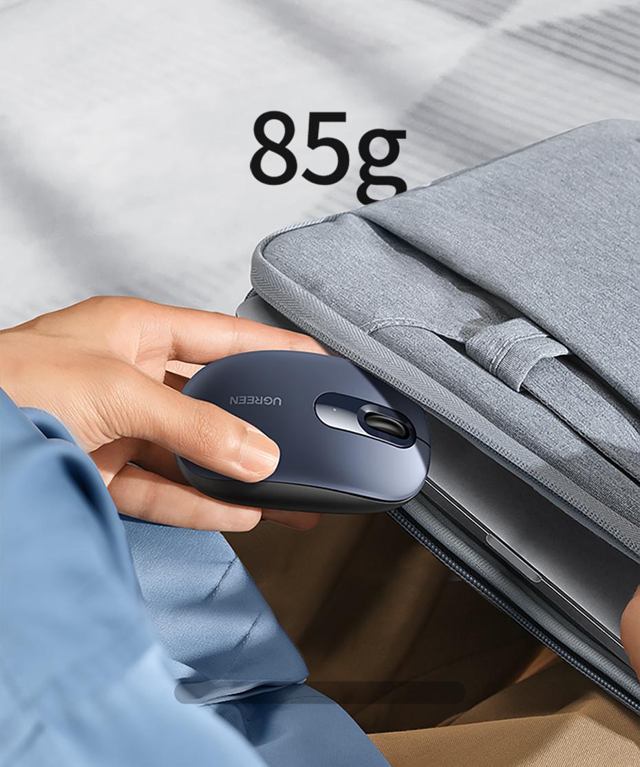 Мышь беспроводная Ugreen 2.4 ГГц 4 Темно-синий (90550) - фото 3 Мышь беспроводная Ugreen 2.4 ГГц 4 Темно-синий (90550) - фото 3