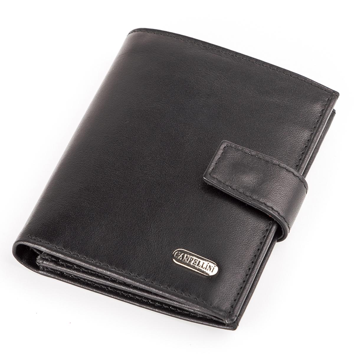 Портмоне Canpellini 17025 натуральная кожа Черный