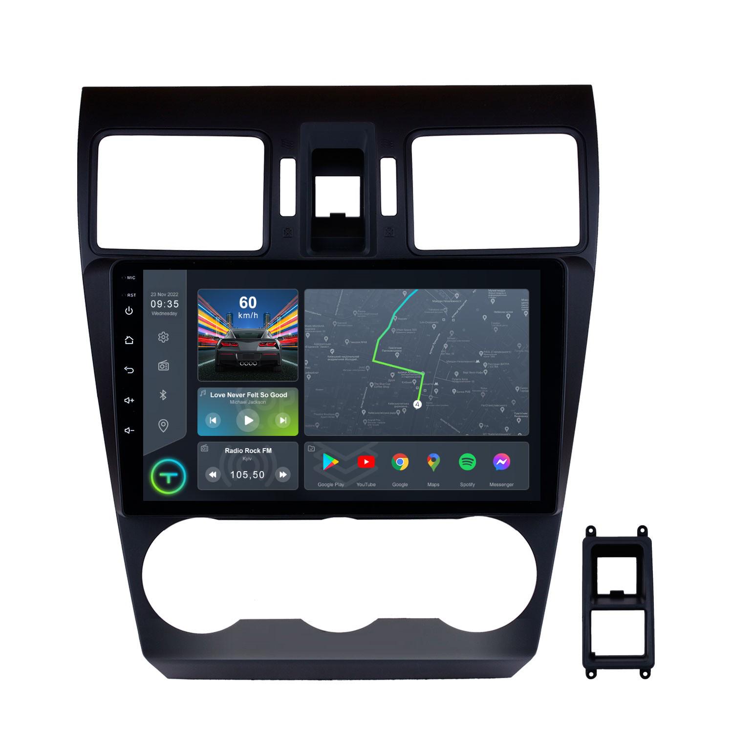 Автомагнитола штатная Torssen F9332 для Subaru Forester 2013-2019 г./Impreza WRX 2013-2016 г. 4G/Carplay/DSP 3/32 GB 9" (20221112)