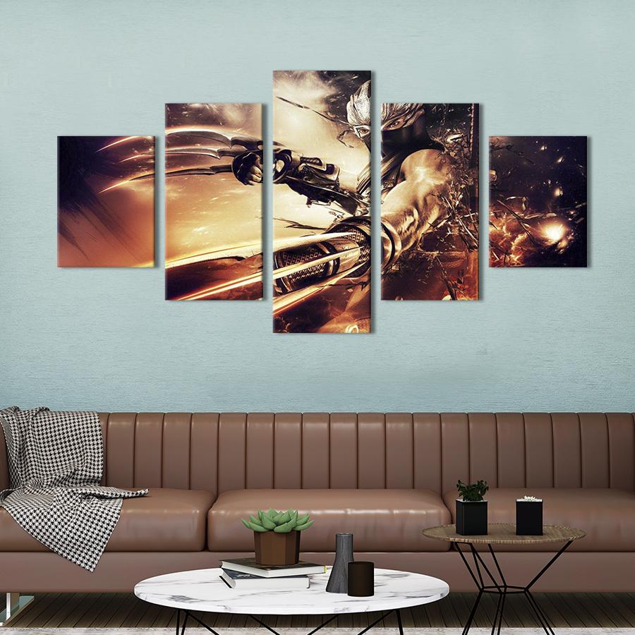Модульная картина из 5 частей Рю Хаябуса - ниндзя Гайден 162x80 см (764-52)