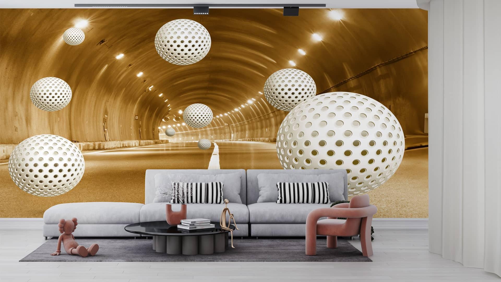 Фотообои флизелиновые Styleo Print-walls Автомобильный туннель 0611 400х250 см (Pw-0611/4)