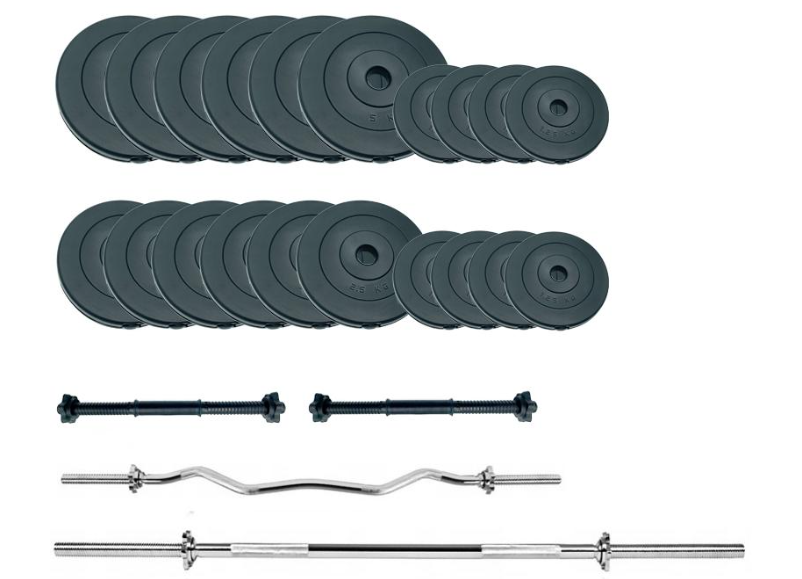 Набор штанг с гантелями Newt Gym Set 2 Rock Pro 90 кг (NE-PL-SET2-90)