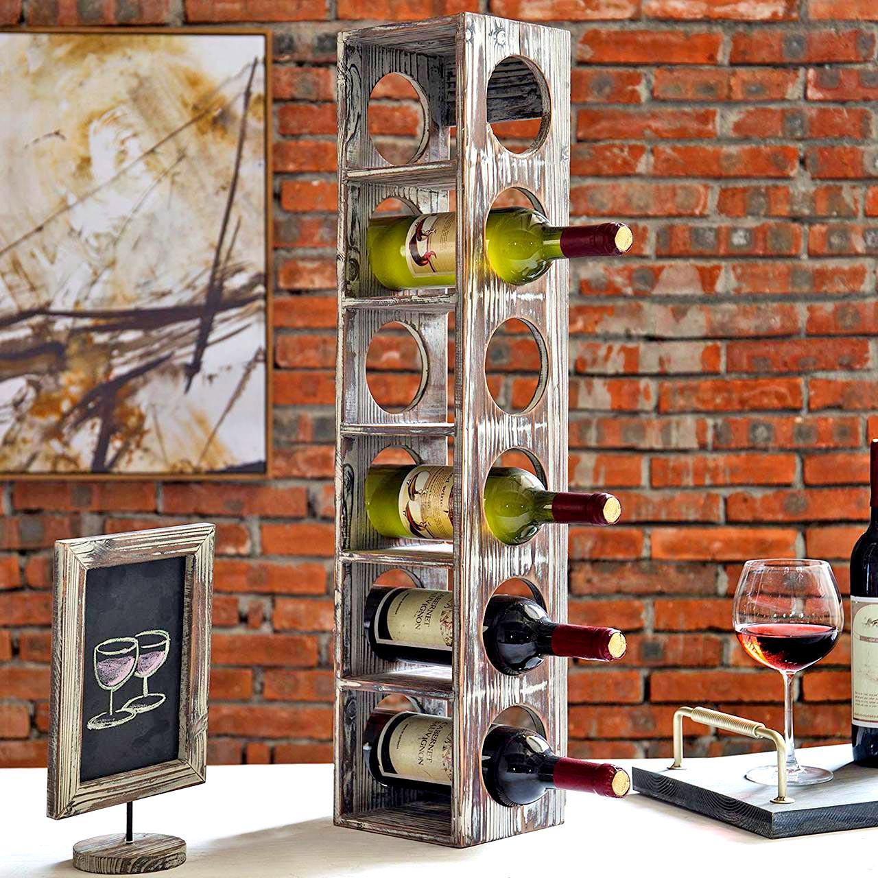 Полка для вина настольная Хейлис Браш (Впс-002122)