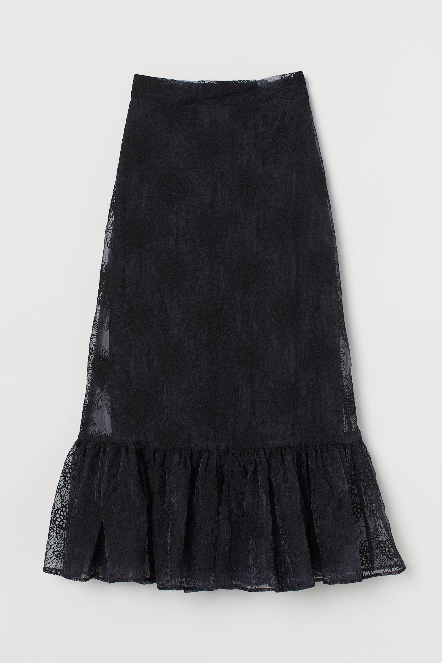 Юбка с вышивкой р. 34 Черный (9042412arl)