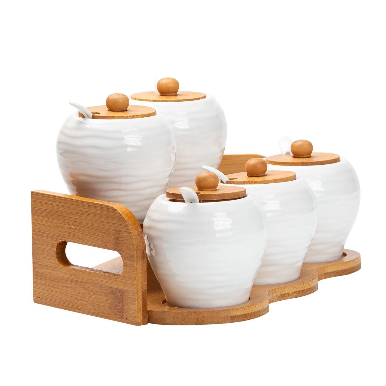 Набор банок для сыпучих продуктов 5 шт. по 250 мл - фото 6