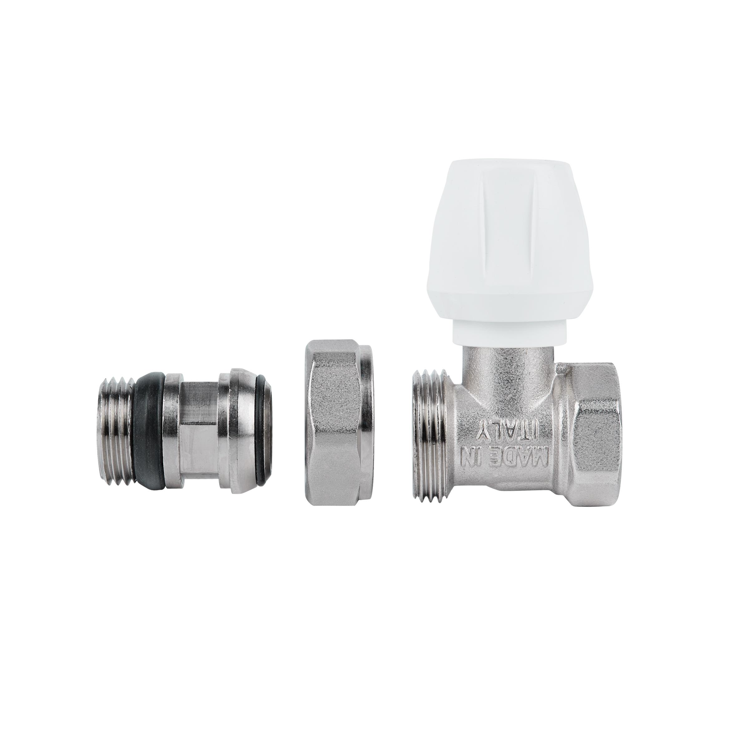 Вентиль радиаторный прямой ICMA 1/2"x1/2" с американкой (82813AD06940) - фото 5