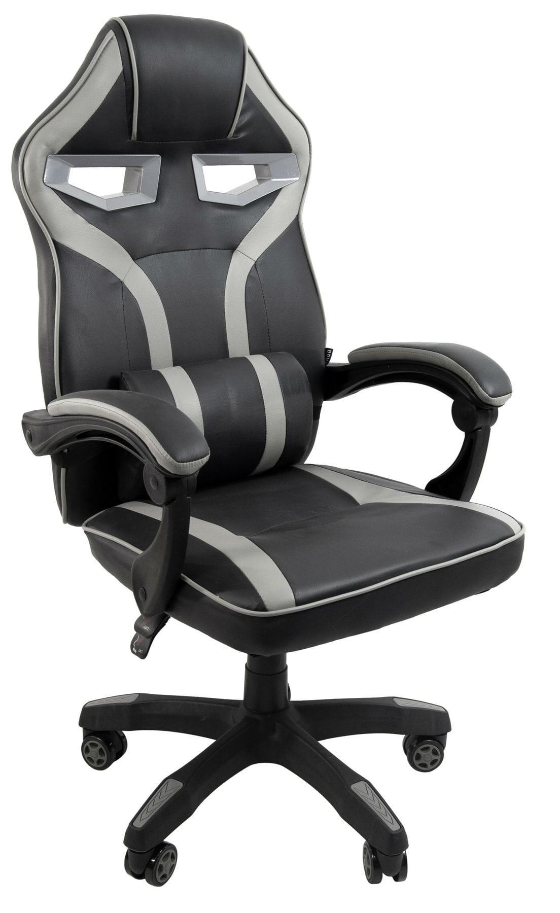 Крісло геймерське Сірий - фото 1 Крісло геймерське Сірий - фото 1