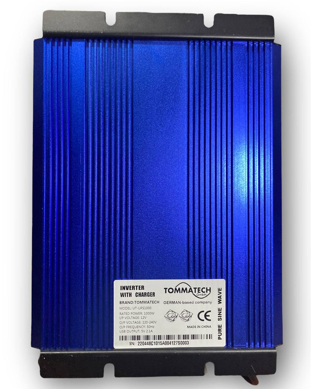 Перетворювач автомобільного струму TommaTech UT 1000 Вт чистий синус (79679) - фото 7 Перетворювач автомобільного струму TommaTech UT 1000 Вт чистий синус (79679) - фото 7