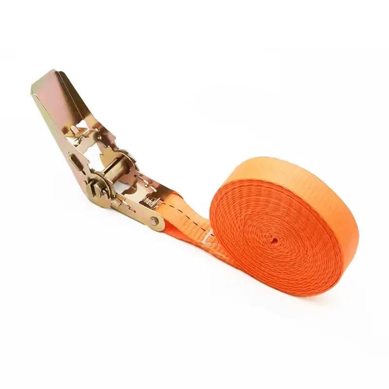 Ремень стяжной для крепления грузов RIAS RS-6 с храповым механизмом 600 кг 25 мм 6 м Orange (3_06233) Ремень стяжной для крепления грузов RIAS RS-6 с храповым механизмом 600 кг 25 мм 6 м Orange (3_06233)