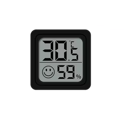 Термометр гигрометр Мини цифровой LCD датчик температуры влажности Black (500287)