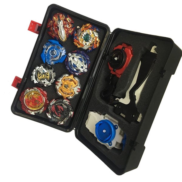 Набор Бейблейд: Кейс-Бокс + В34, В106, В113, В115, В117, В118, В120, В122 + Верёвочная запускала + Универсальная запускала с ручкой - фото 4 Набор Бейблейд: Кейс-Бокс + В34, В106, В113, В115, В117, В118, В120, В122 + Верёвочная запускала + Универсальная запускала с ручкой - фото 4