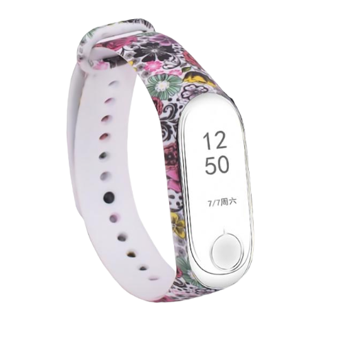 Ремешок MRK для Xiaomi Mi Band 4/3 силиконовый Wine