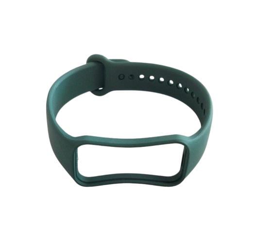 Ремінець силіконовий Темно-зелений для Mi Band 8 Active/Redmi Band 2 (000571044)