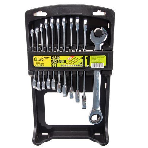 Набір ключів комбінованих Alloid НК-2081-11 тріскачкових 8-19 мм 11 шт.