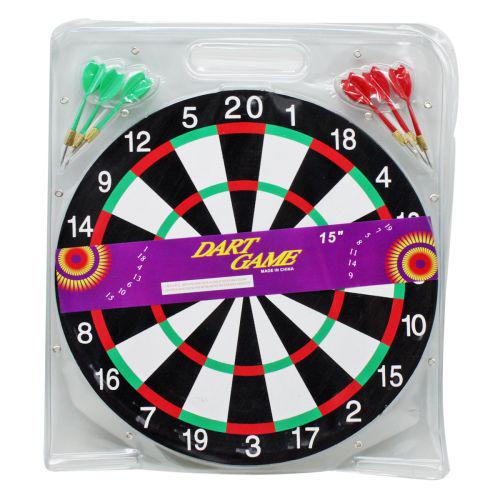 Дартс с проволочками на блистере 36х36х1 см 15 шт.