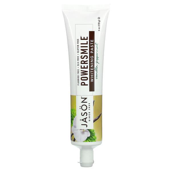 Зубна паста без фтору Jason Natural PowerSmile Whitening Paste 170 г (1047)