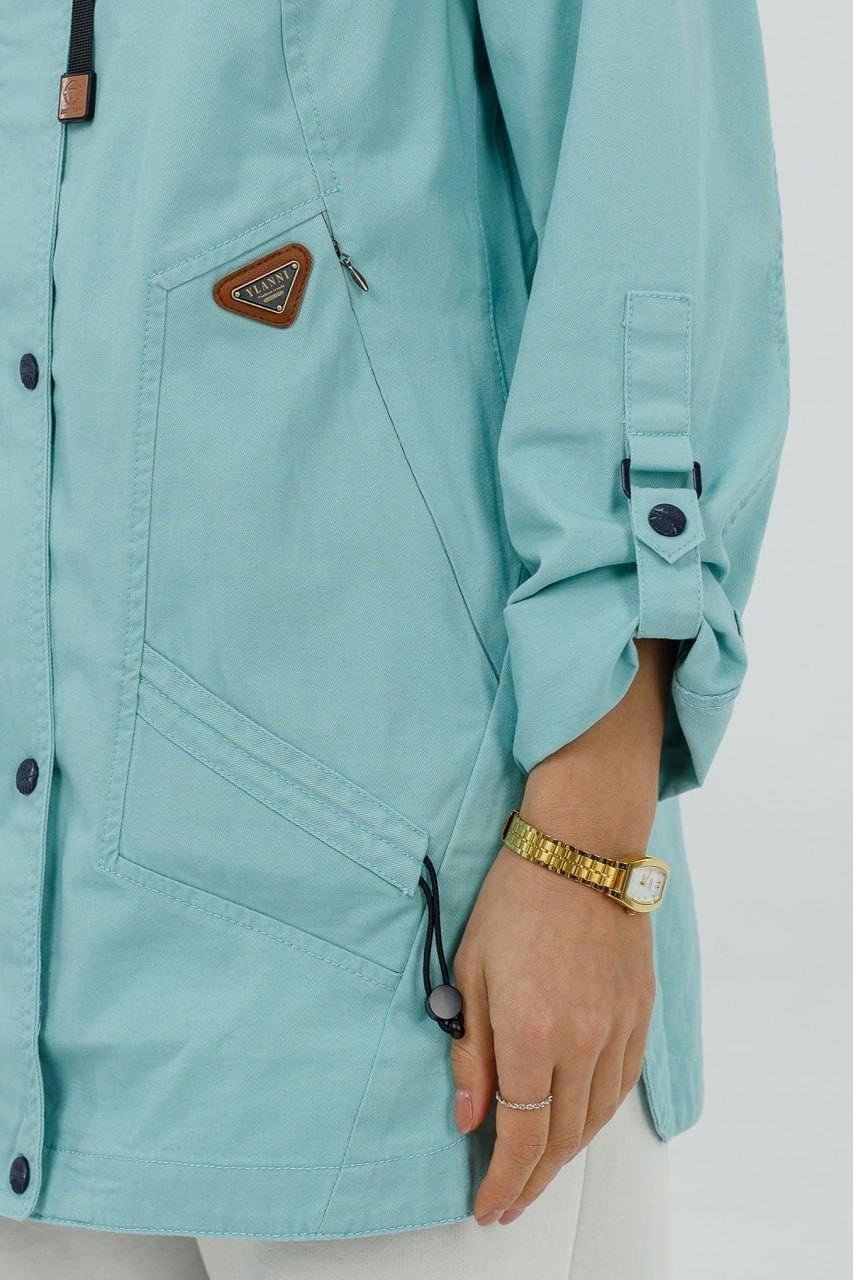 Вітровка жіноча 7XL М'ятний (349/7XL) - фото 4 Вітровка жіноча 7XL М'ятний (349/7XL) - фото 4