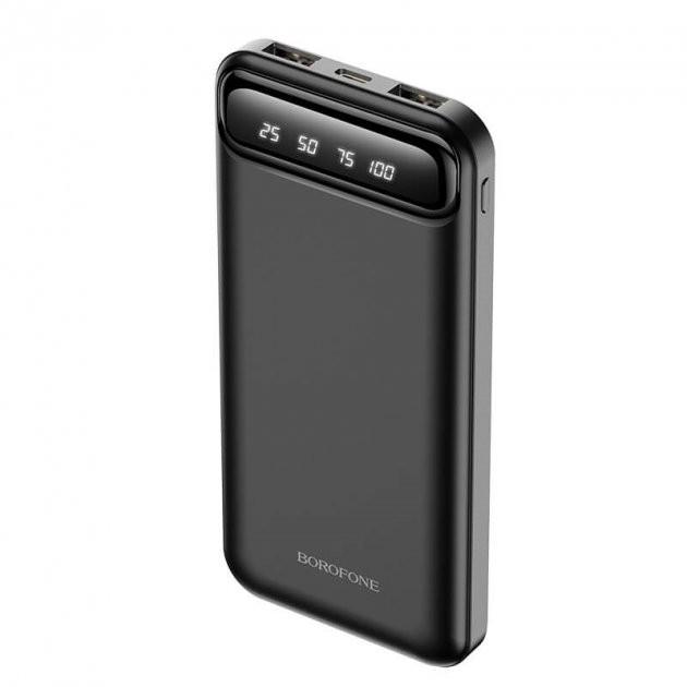 Портативное зарядное устройство Borofone BJ14 Freeway 10000 mAh Black - фото 1