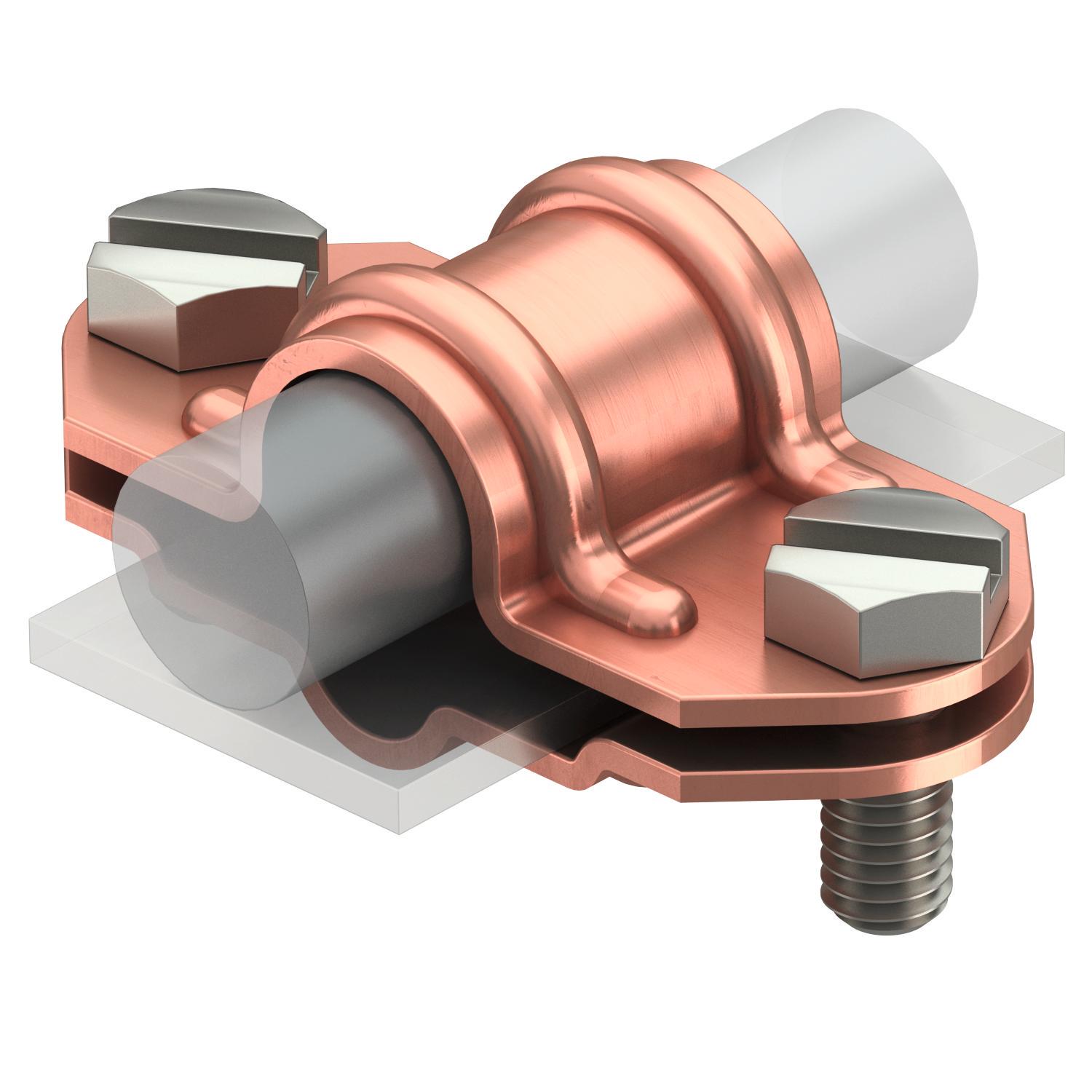 Елемент відділення OBO bettermann прут ø 8-10 мм/ø 16 мм для плоского провідника 30 мм мідь (5336023)