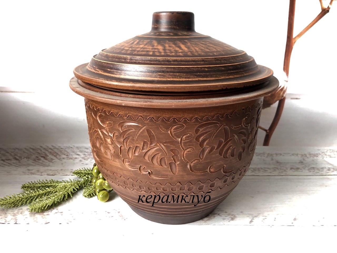 Бочонок из красной глины для хранения 5 л (322154946)