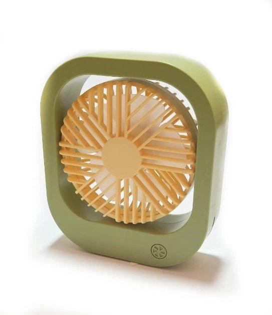 Вентилятор портативный аккумуляторный mini fan SQ2177 Зеленый (bcd01169)