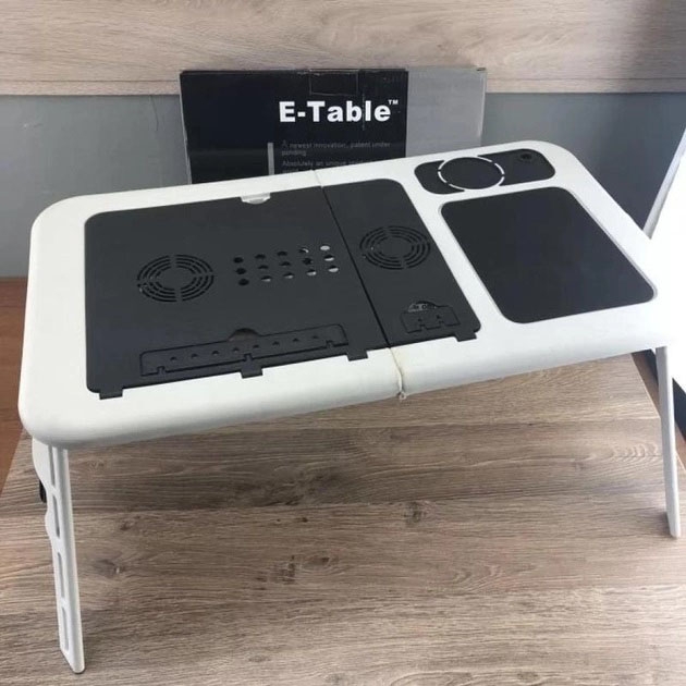 Столик для ноутбука E-Table LD-09 подставка с охлаждением 2xUSB кулер (tf3737) - фото 9