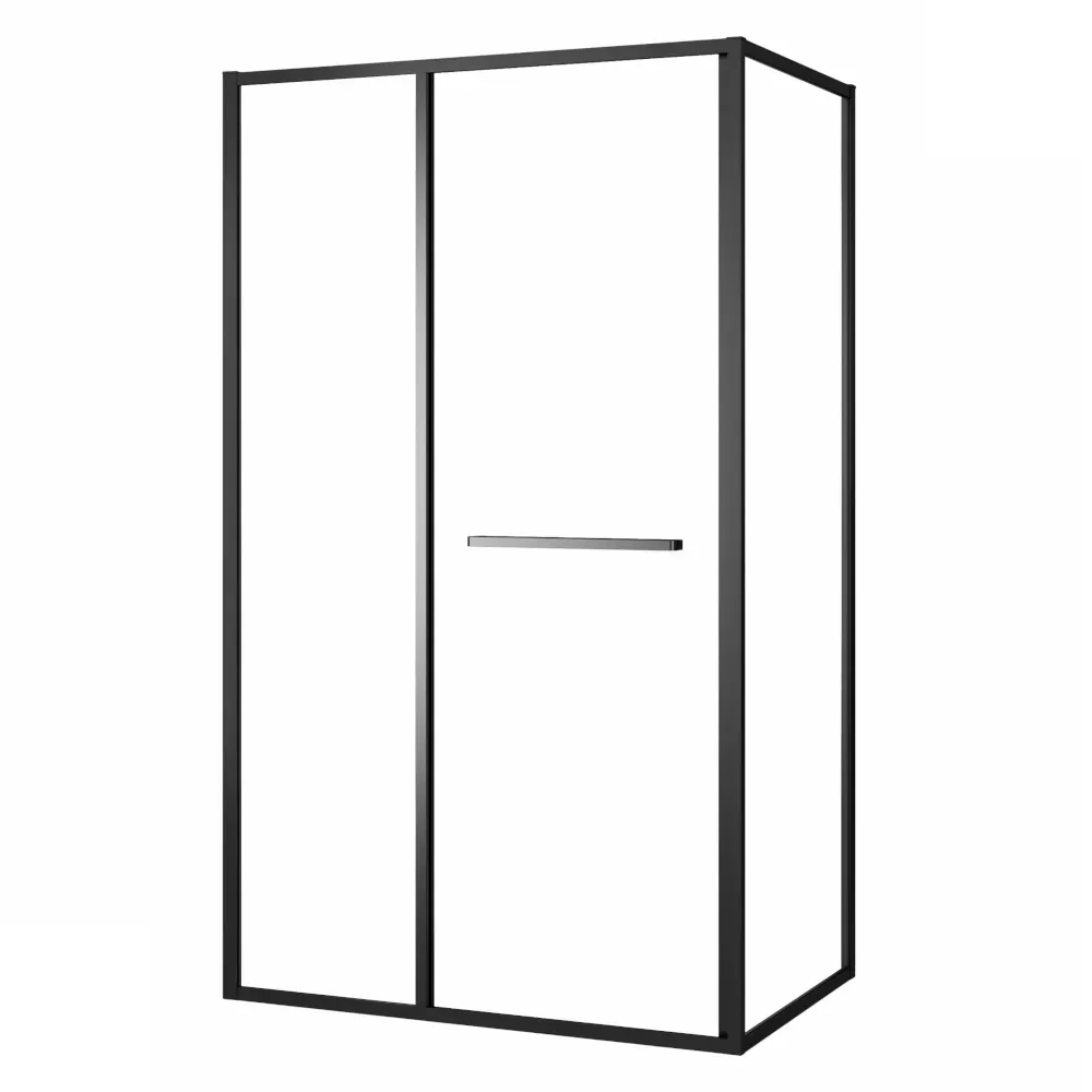 Душевая кабина CRUZE тип двери COME IN 80х120х200 см Прозрачный/Черный (29913963)