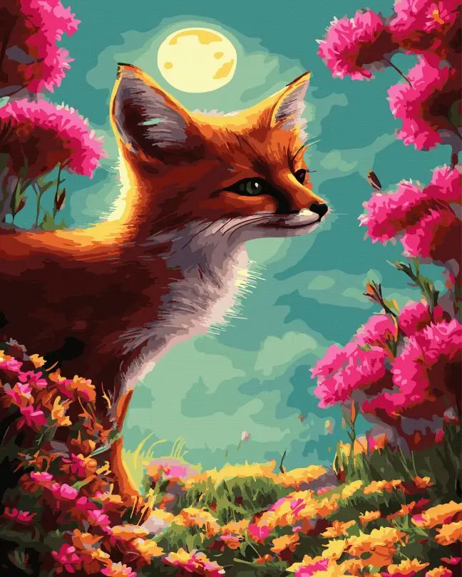 Картина по номерам Brushme Рыжий лисенок 40x50 см (BRM45449) Картина по номерам Brushme Рыжий лисенок 40x50 см (BRM45449)